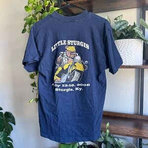 2006 Little Sturgis KY Bulldog Biker Tee Y2K Harley